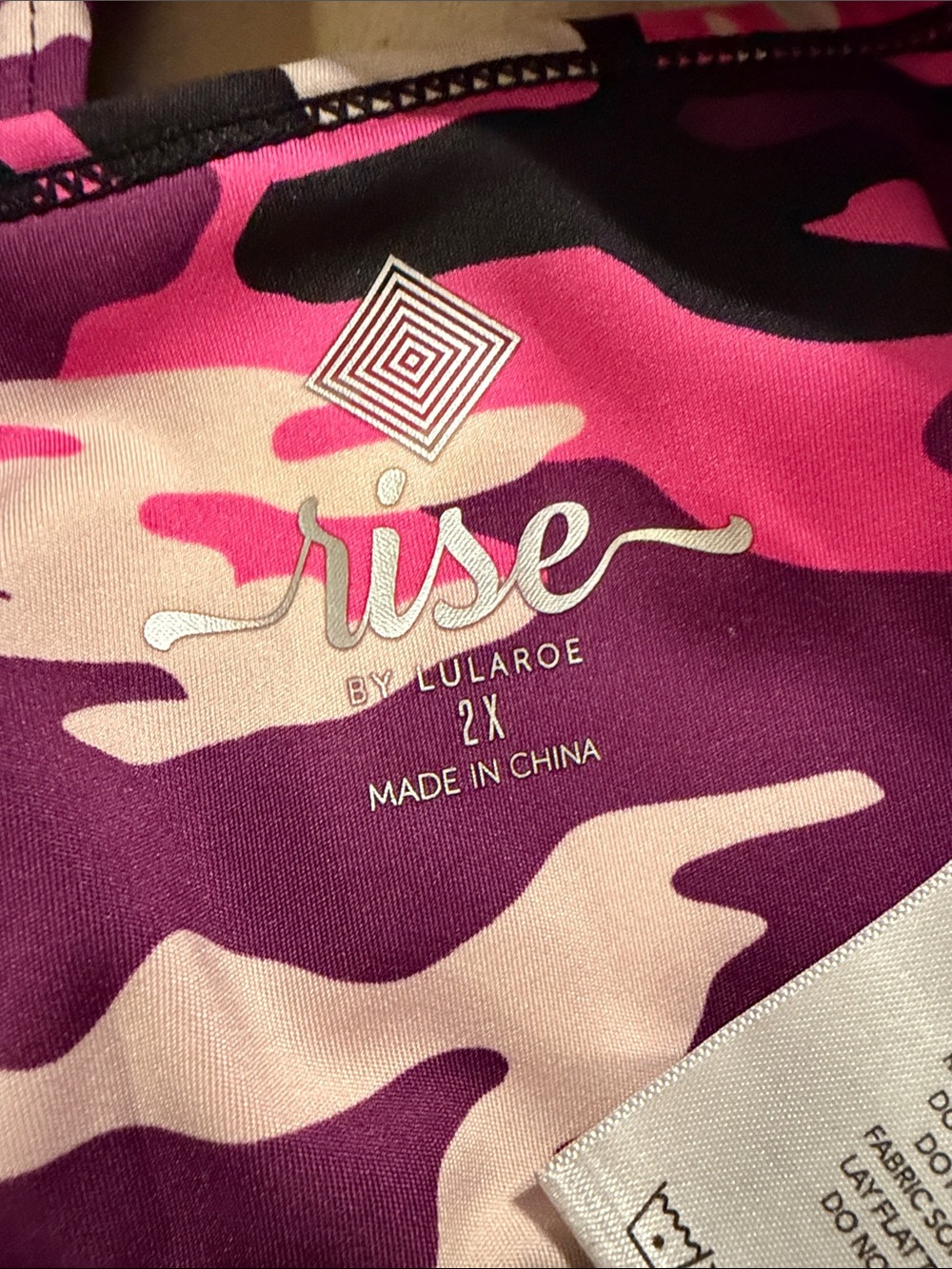 Pink Camo Racerback Sports Bra - Picture 5 of 5